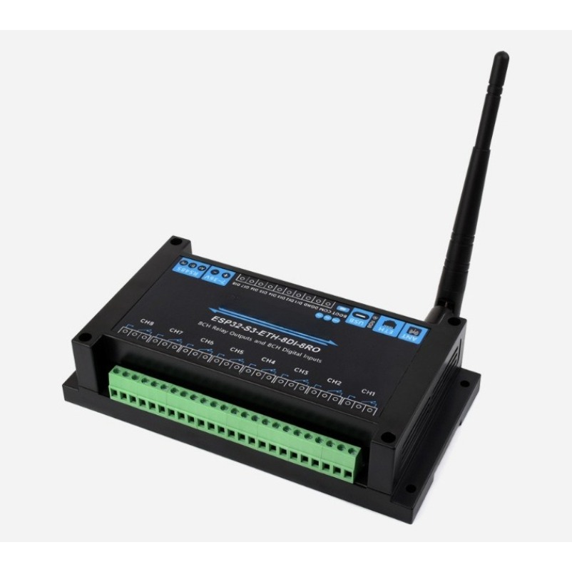 Esp32 Wifi Bluetooth Module - Промышленный 8-канальный сетевой релейный модуль ESP32‑S3