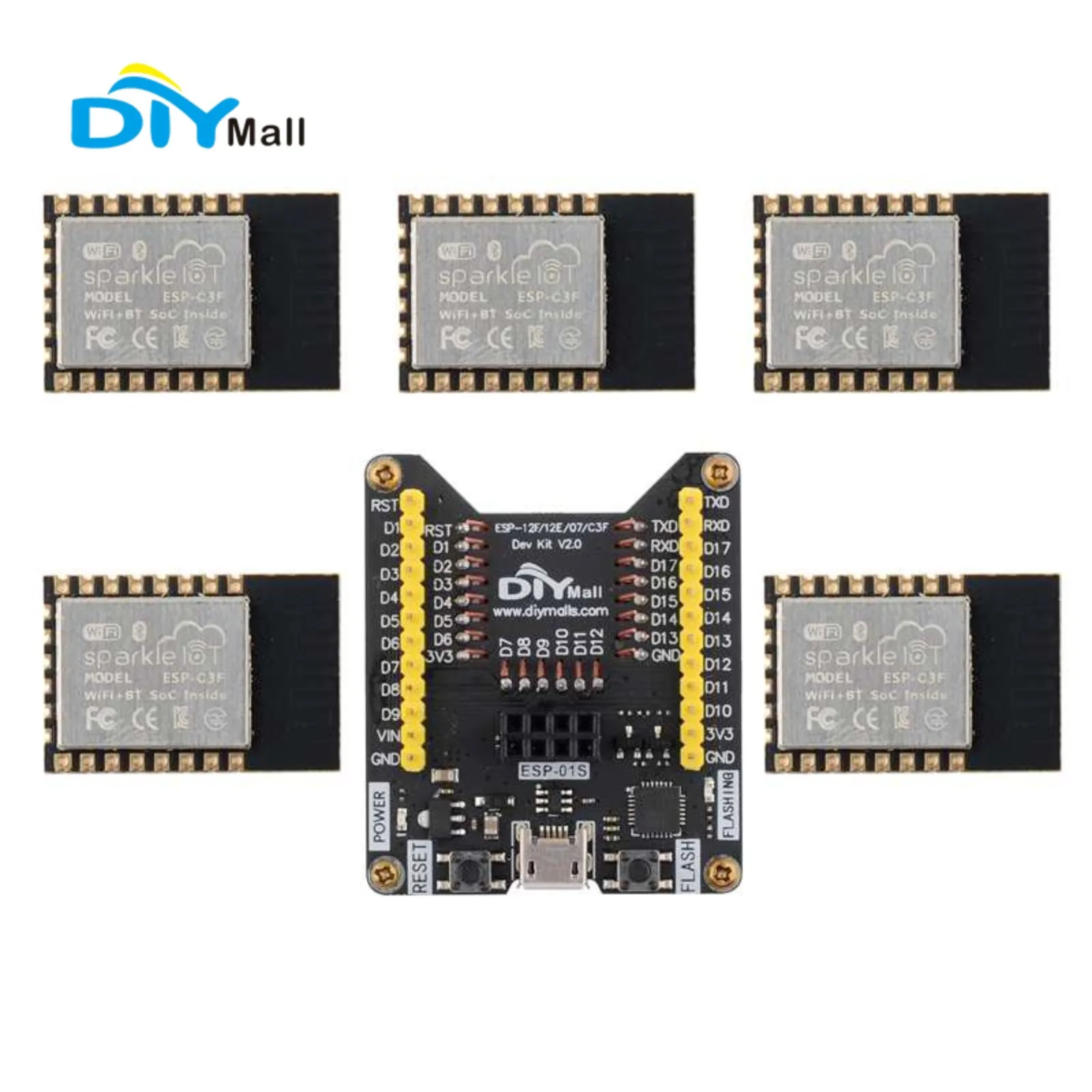 Esp8266 - ESP32-C3F Модуль Wi-Fi + BT 32-битный