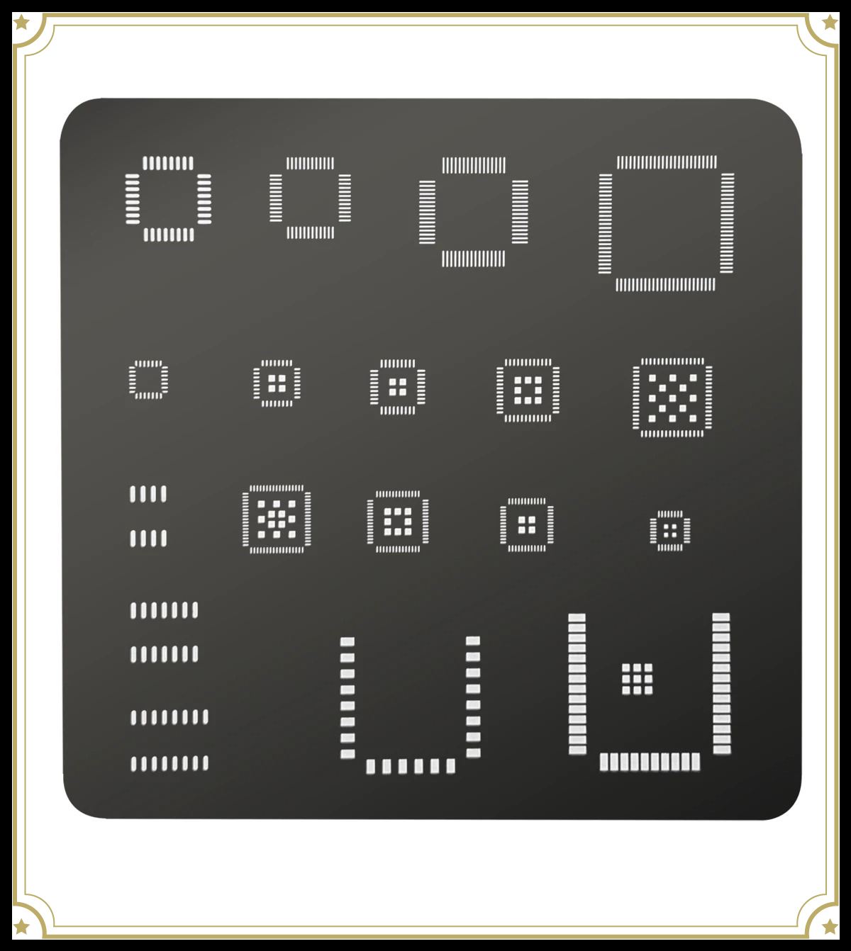 Esp32 - Универсальный трафарет для микросхем QFP QFN
