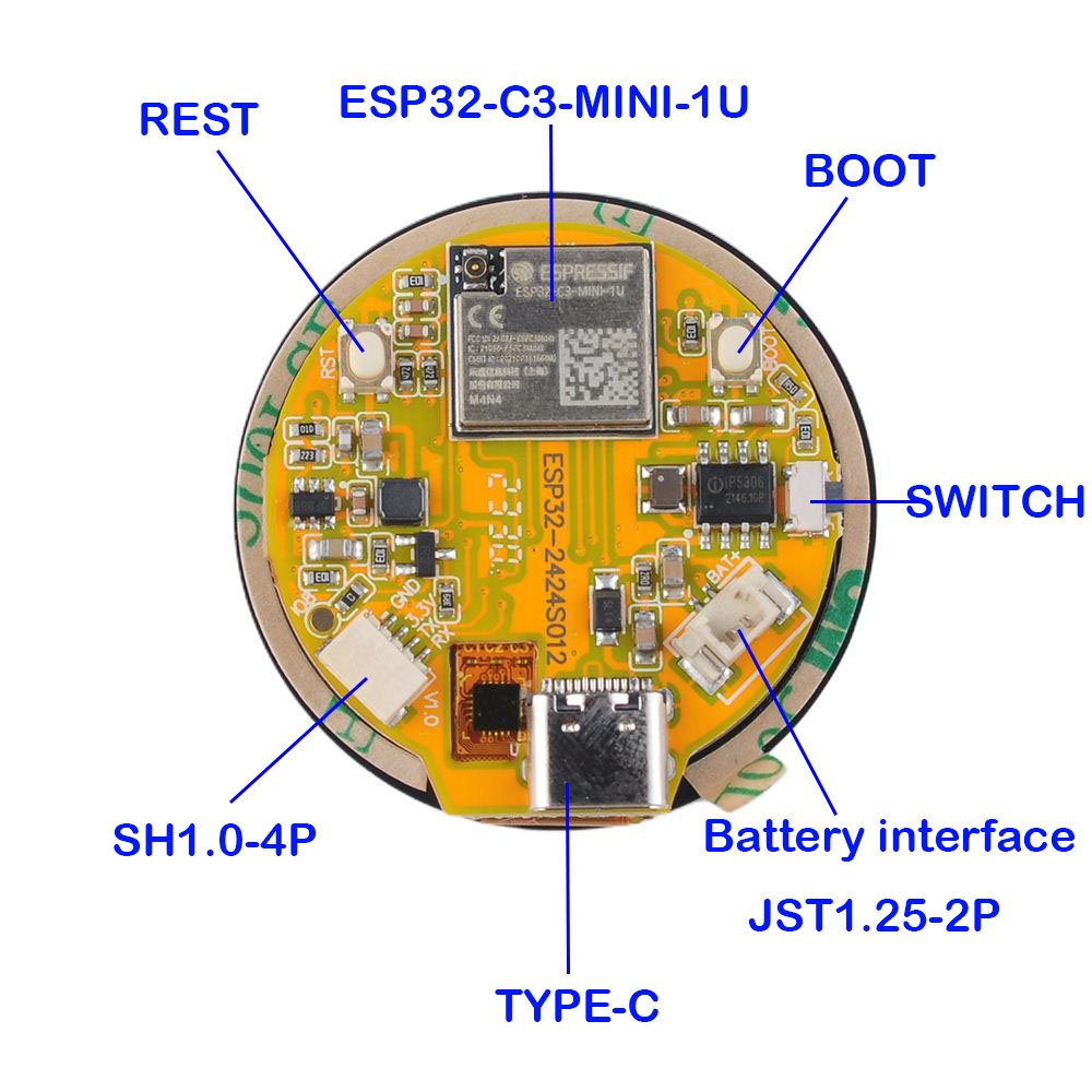 Дисплей ESP32 с диагональю 1,2 – обзор и цена Esp32 Wifi Bluetooth Module