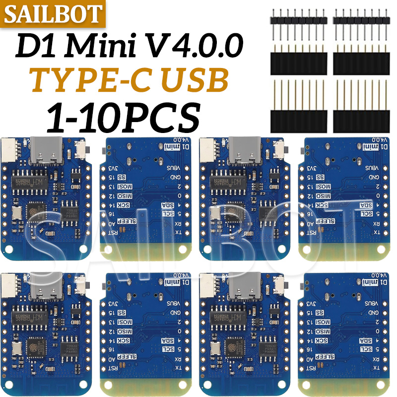 1-10 шт. WeMos D1 Mini ESP8266 – обзор и цена Esp8266 Nodemcu