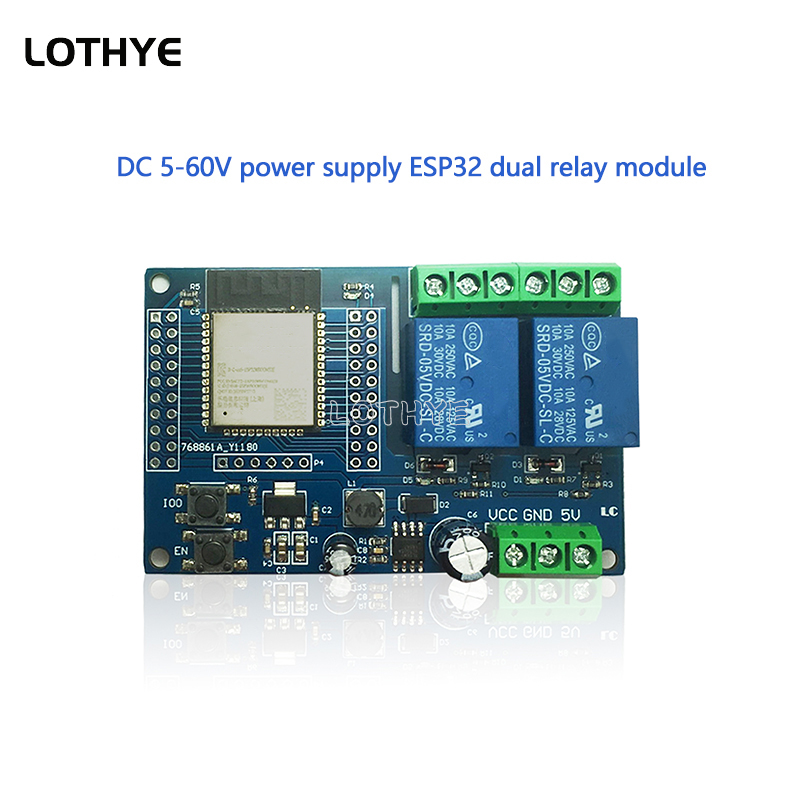Модуль реле ESP32 с двумя кана – обзор и цена Esp32 Wifi Bluetooth Module