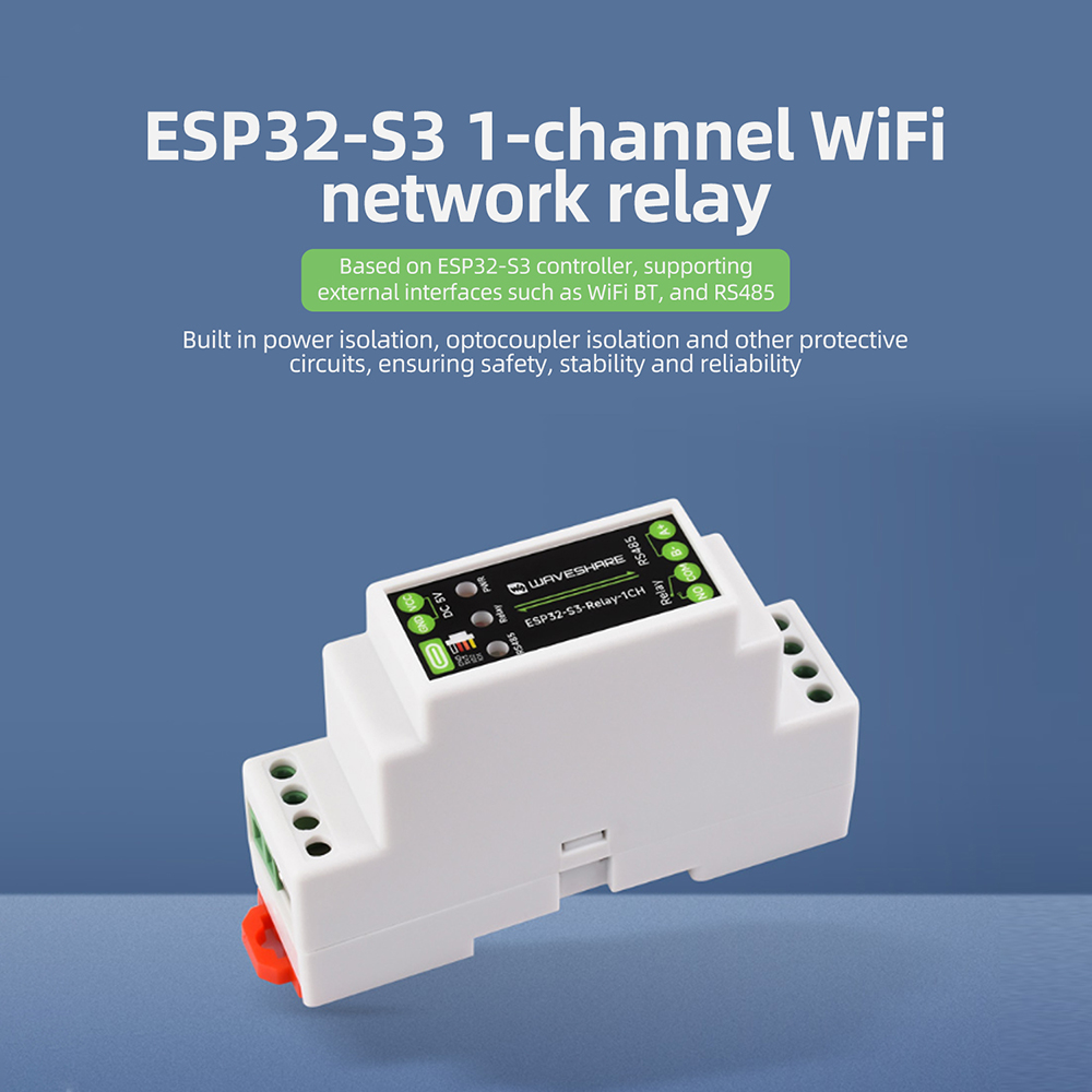 Модуль реле ESP32-S3 с 1 канал – обзор и цена Espressif Esp32