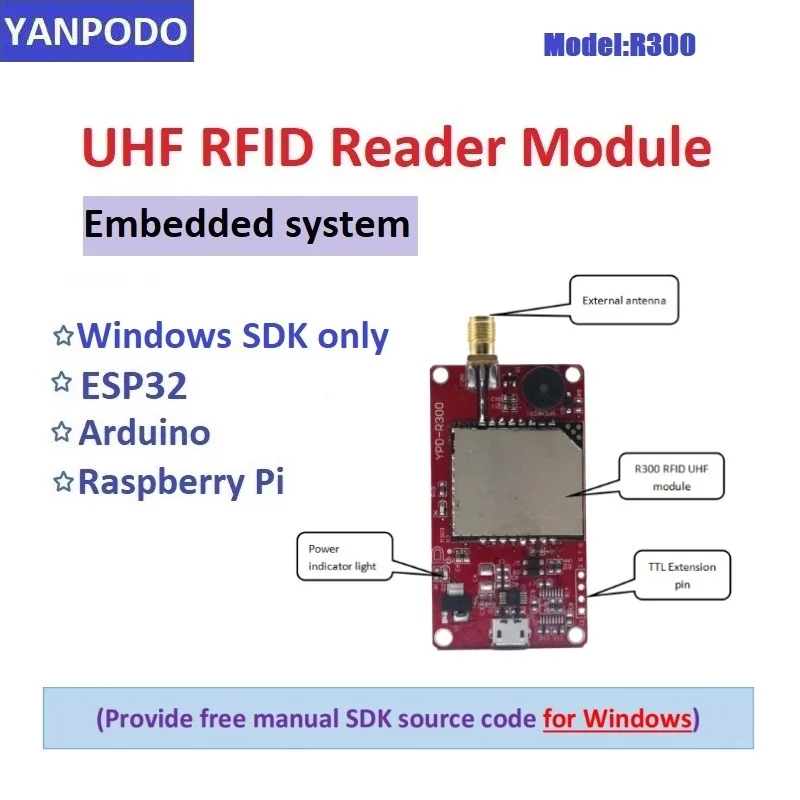 Модуль считывания RFID R300 UH – обзор и цена Esp32 Uart Module