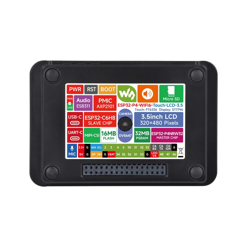 Плата Waveshare ESP32-P4 Wi-Fi – обзор и цена Esp32 P4